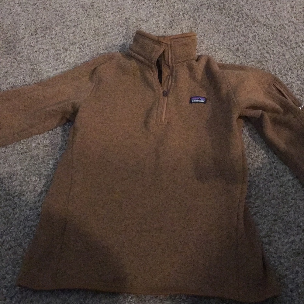 Patagonia fleece half zip up